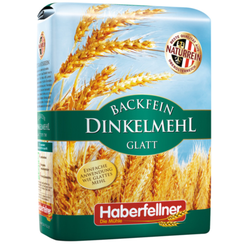 Haberfellner Backfein Dinkelmehl glatt Type 700 1 kg